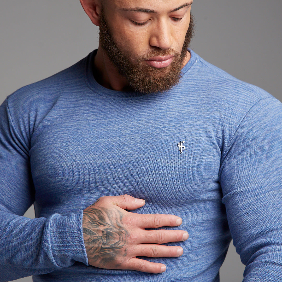 Classic Blue Super Slim Jumper - FSH222