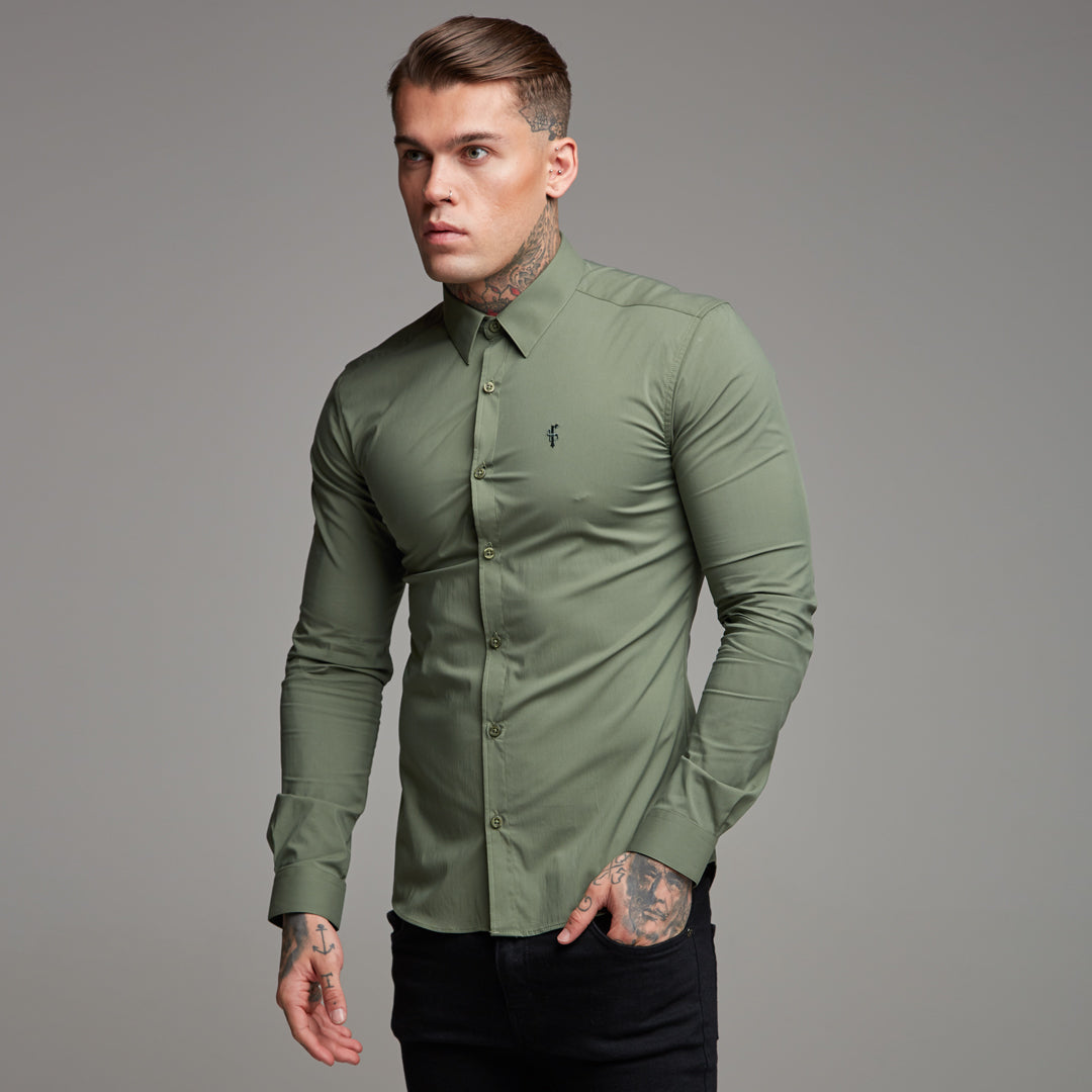 Super Slim Stretch Classic Khaki - FS233