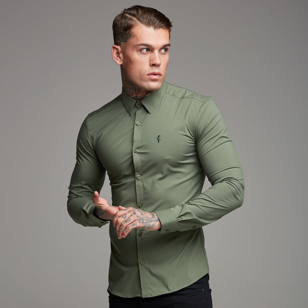 Super Slim Stretch Classic Khaki - FS233