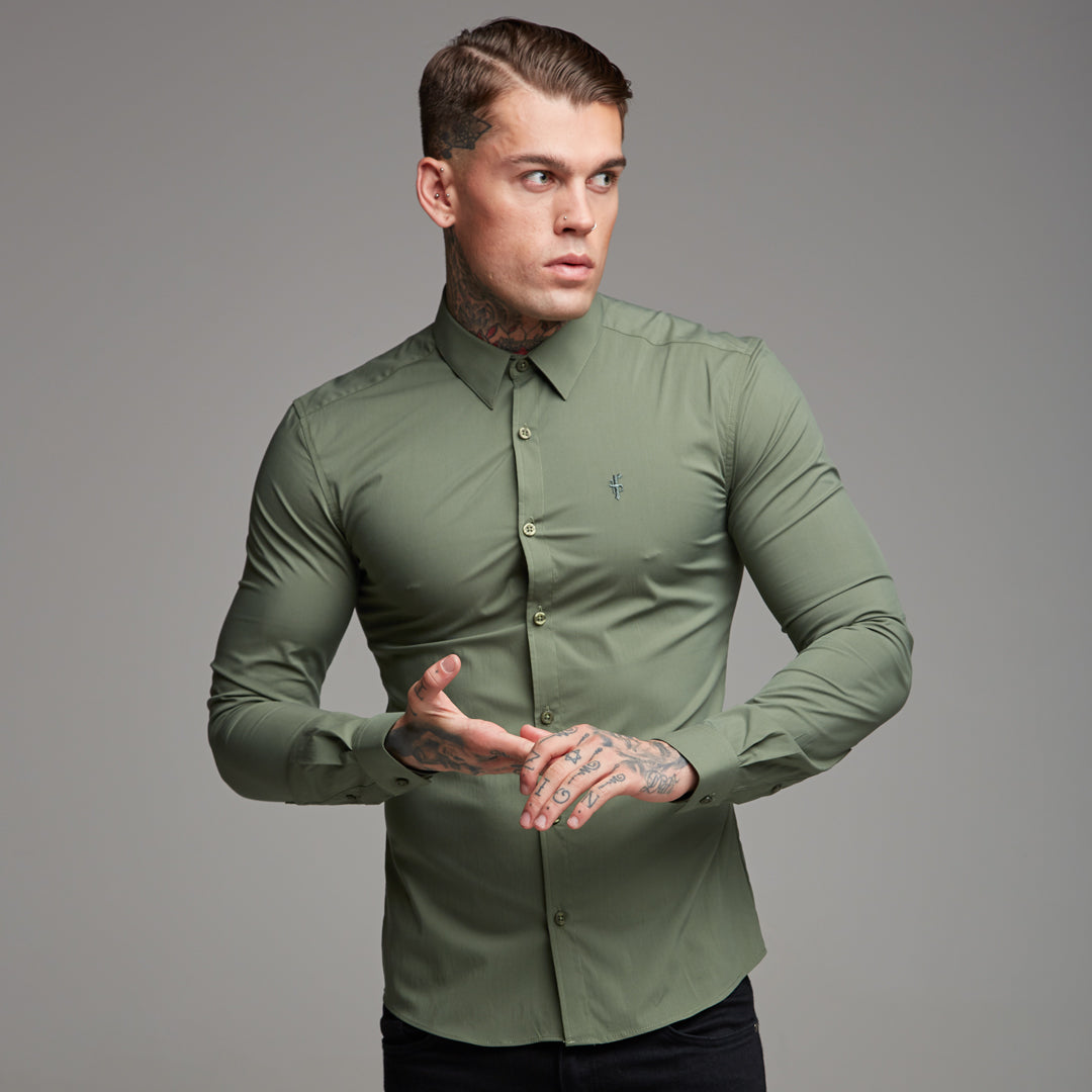 Super Slim Stretch Classic Khaki - FS233