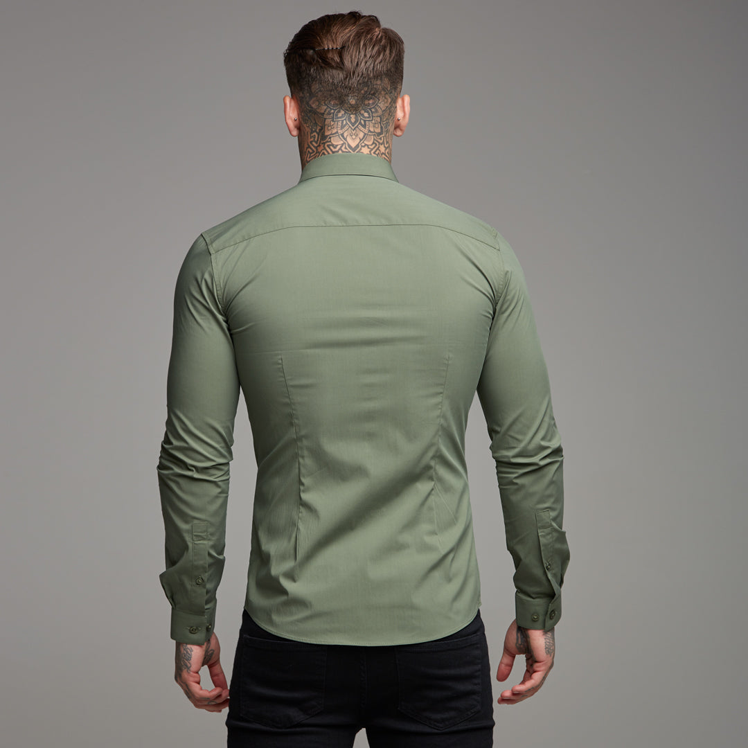 Super Slim Stretch Classic Khaki - FS233