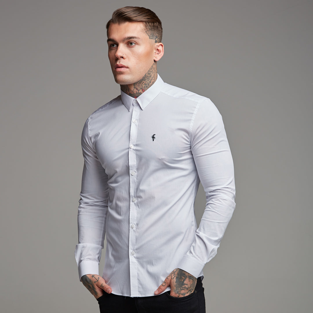 Super Slim Stretch Classic White - FS099