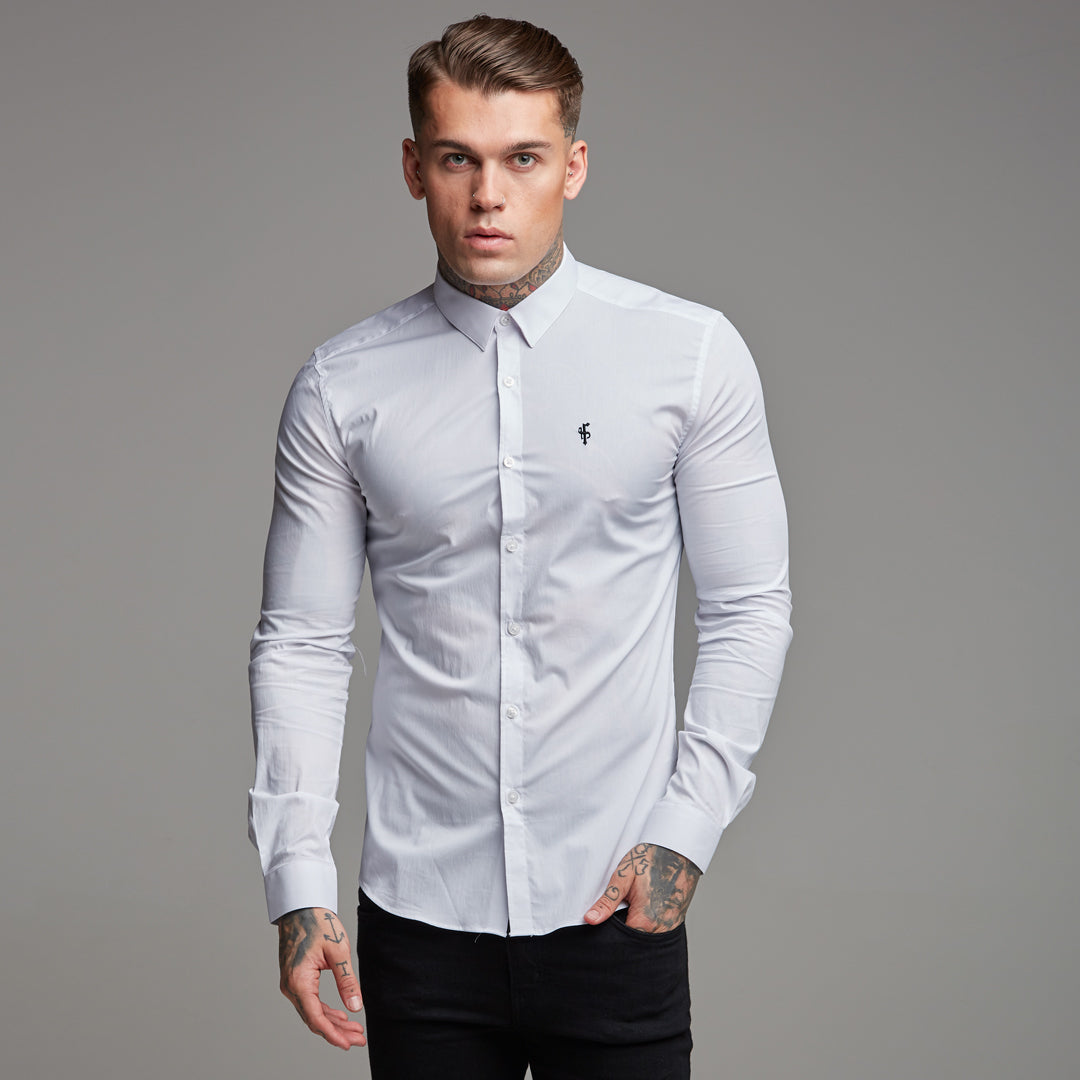 Super Slim Stretch Classic White - FS099