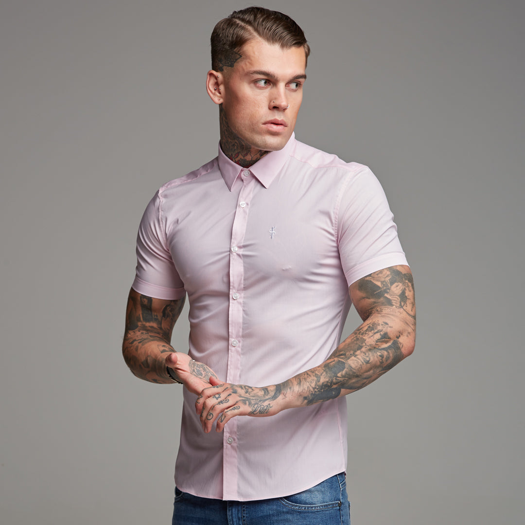 Super Slim Stretch Short Sleeve Shirt