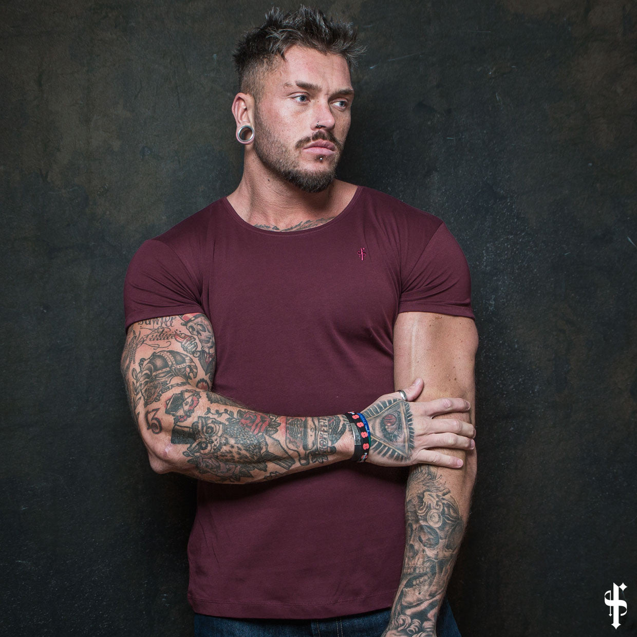 Classic Burgundy Crew  - FSH074