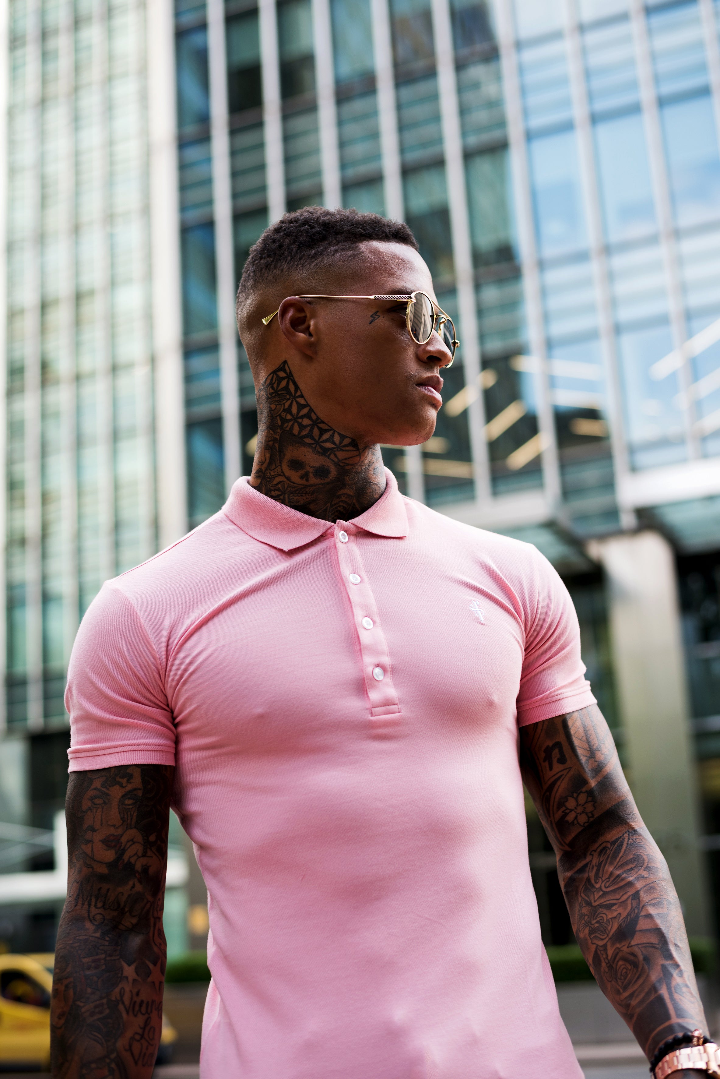 Classic Rose Pink Polo Shirt - FSH246