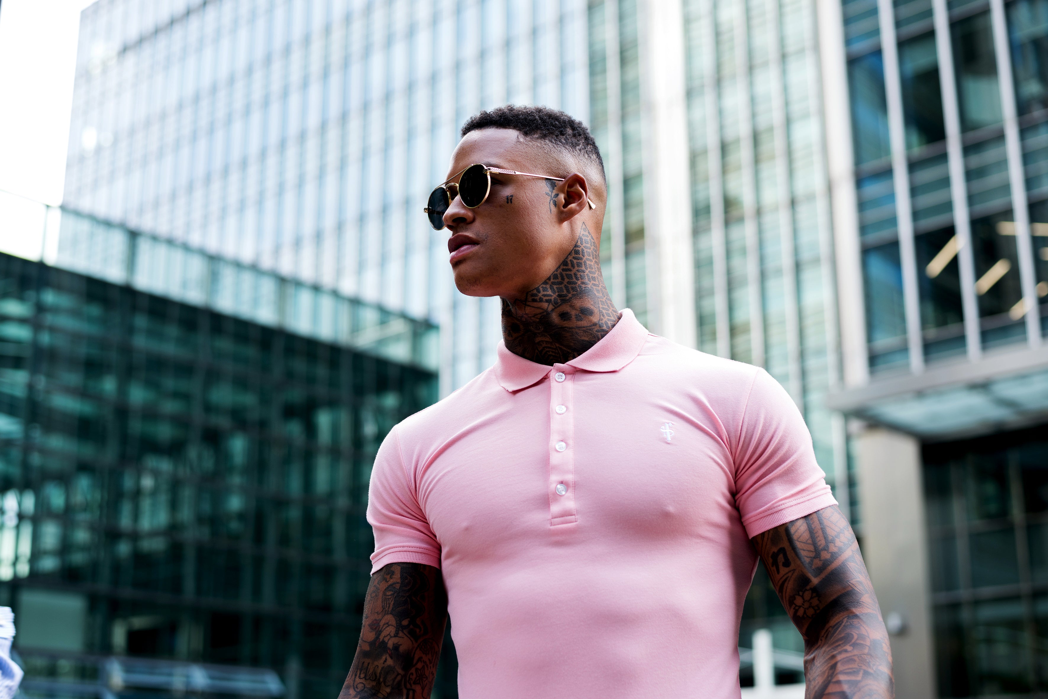 Classic Rose Pink Polo Shirt - FSH246
