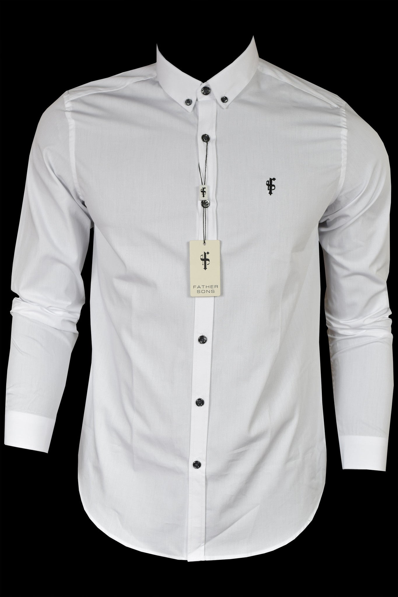 Classic White & Grey -  FS061  (LAST CHANCE)