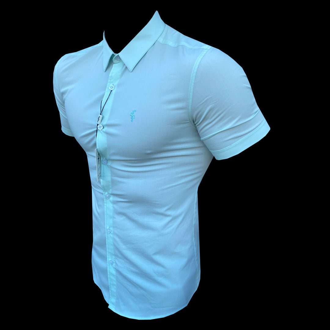 Super Slim Stretch Short Sleeve Shirt