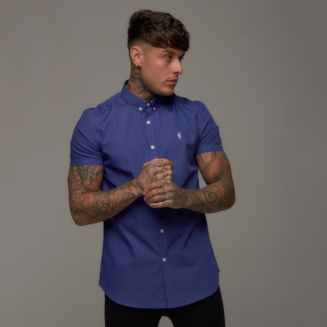 Classic Indigo Blue Short Sleeve - FS241 (LAST CHANCE)