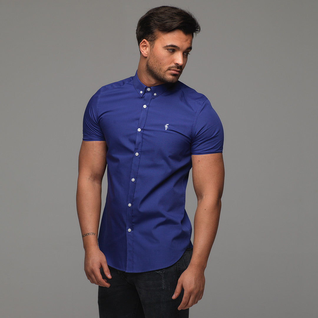 Classic Indigo Blue Short Sleeve - FS241 (LAST CHANCE)