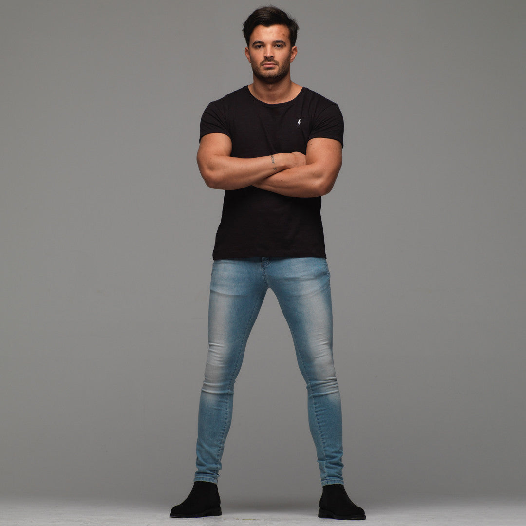 Slim Stretch Light Blue Jeans - FSH128