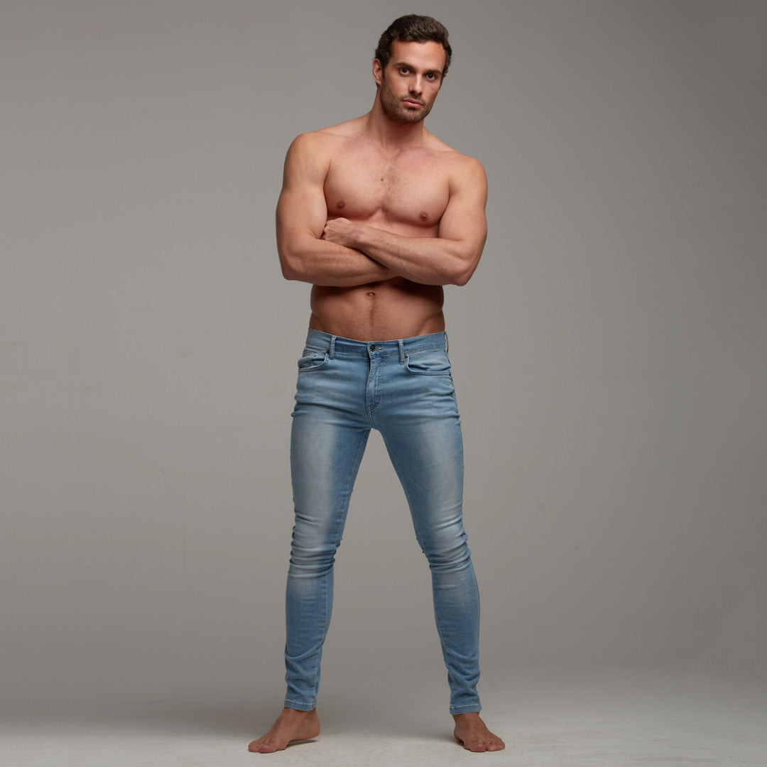 Slim Stretch Light Blue Jeans - FSH128