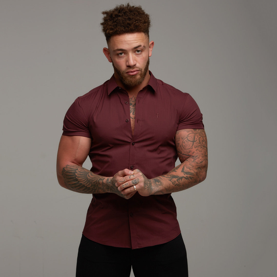 Super Slim Stretch Short Sleeve Shirt