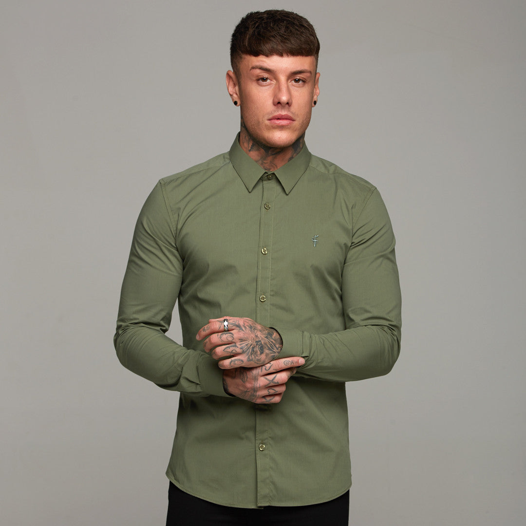 Super Slim Stretch Classic Khaki - FS233