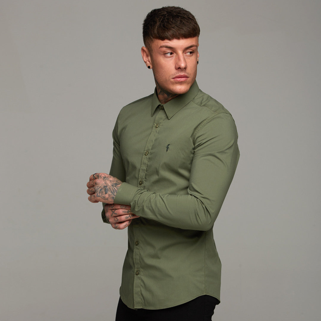 Super Slim Stretch Classic Khaki - FS233