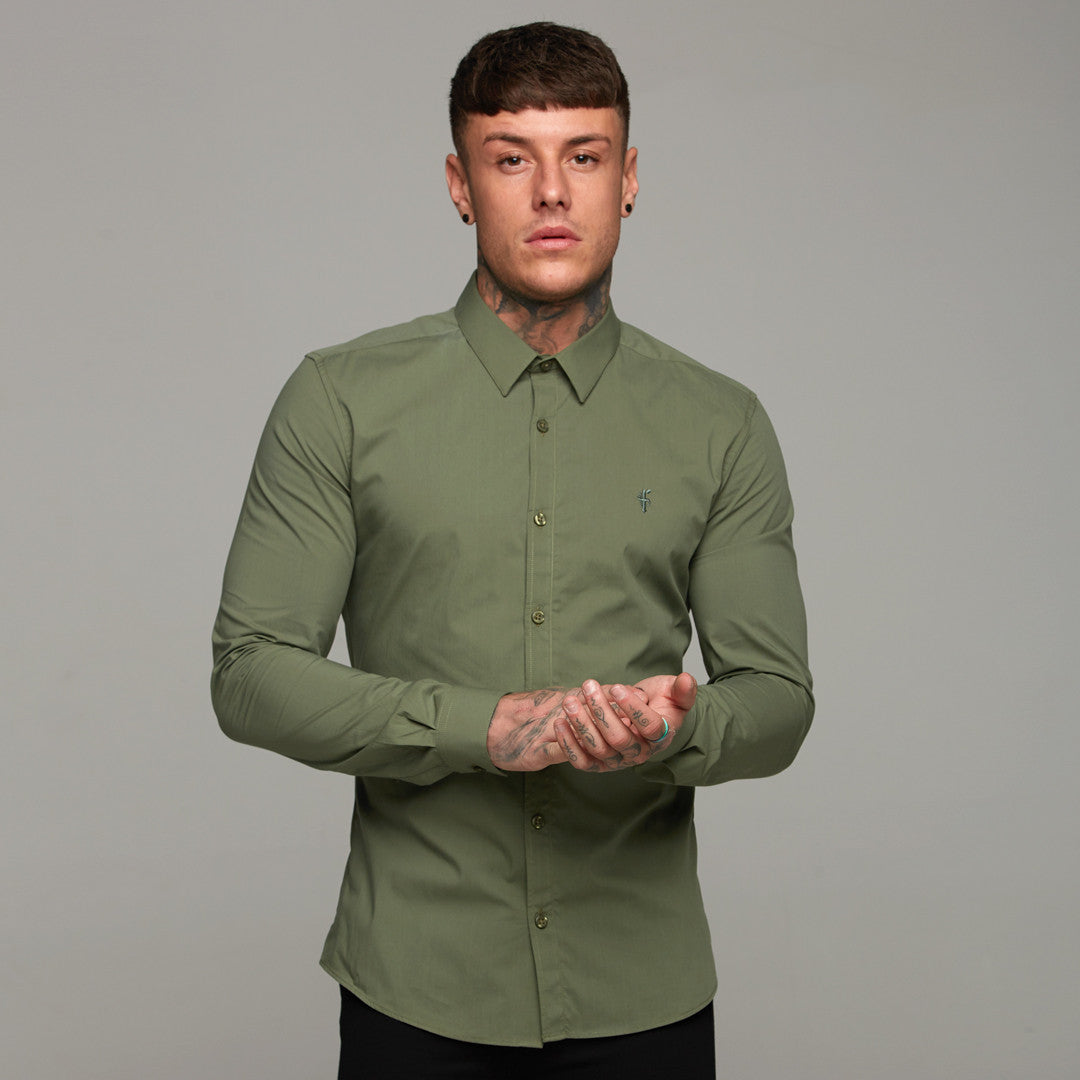 Super Slim Stretch Classic Khaki - FS233