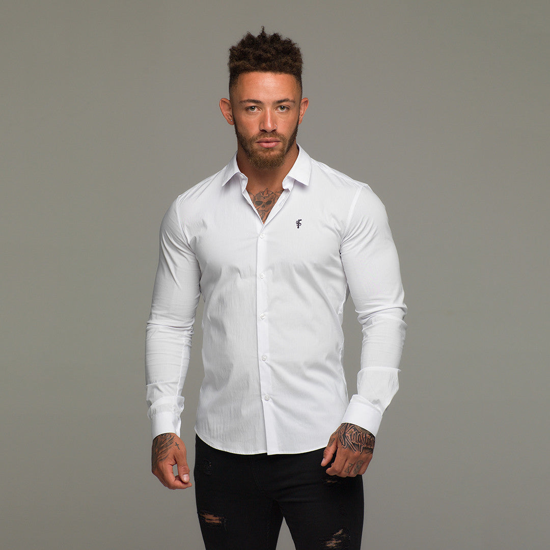 Super Slim Stretch Classic White - FS099