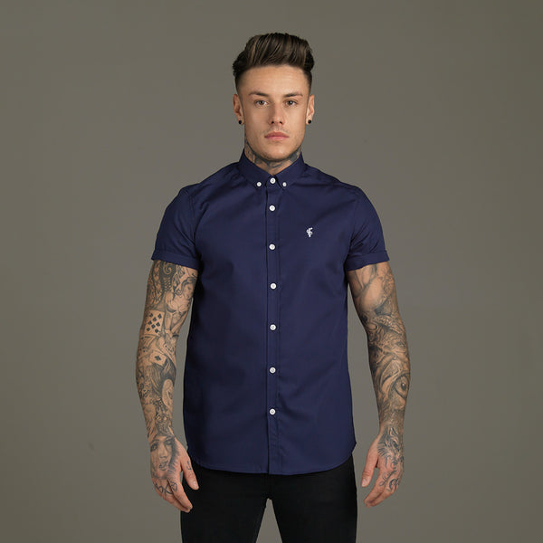 Father Sons Classic Navy Short Sleeve - FS034  (LAST CHANCE)