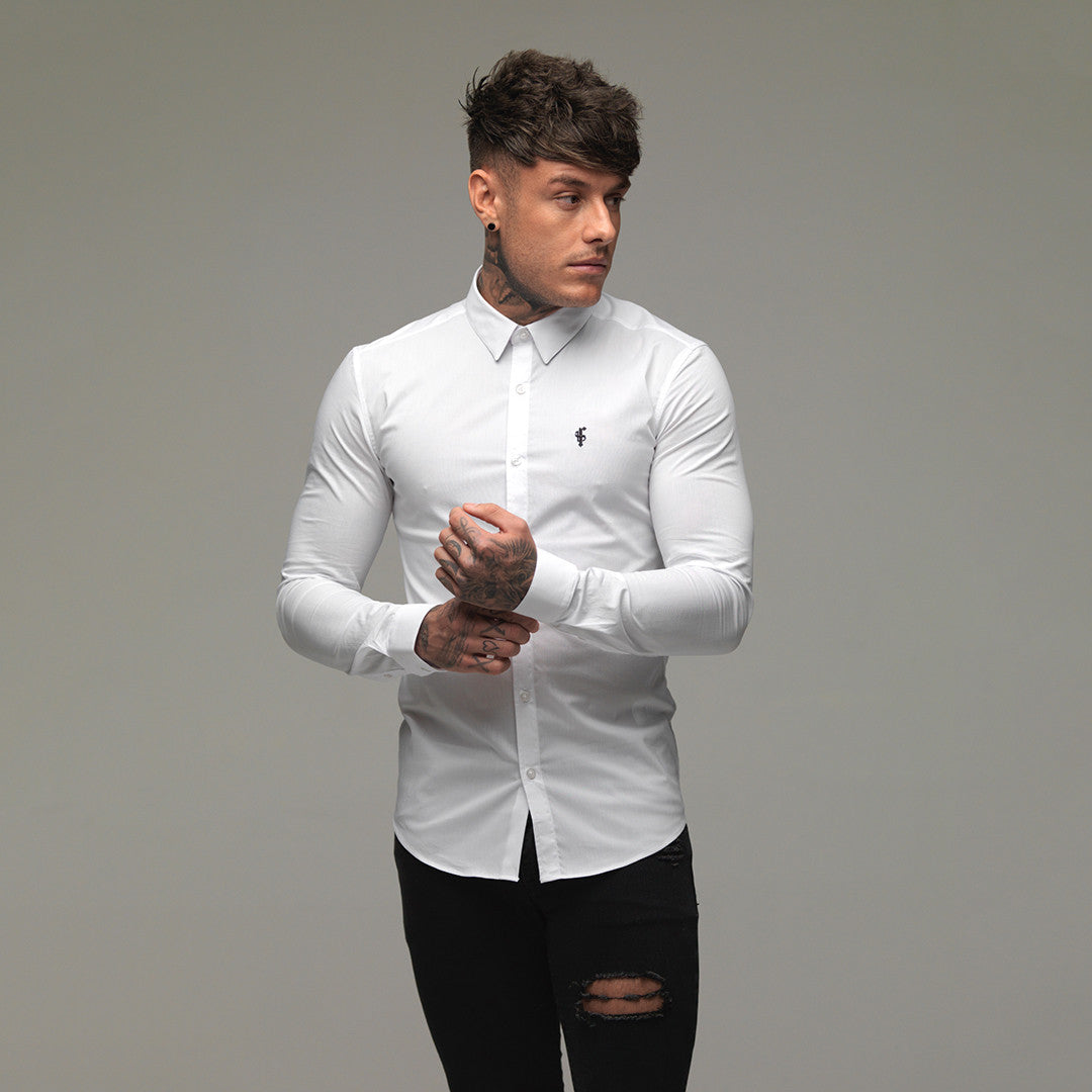 Super Slim Stretch Classic White - FS099