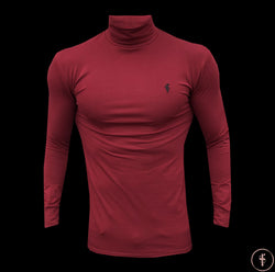 Father Sons Classic Oxblood Stretch Roll Neck  - FSH304