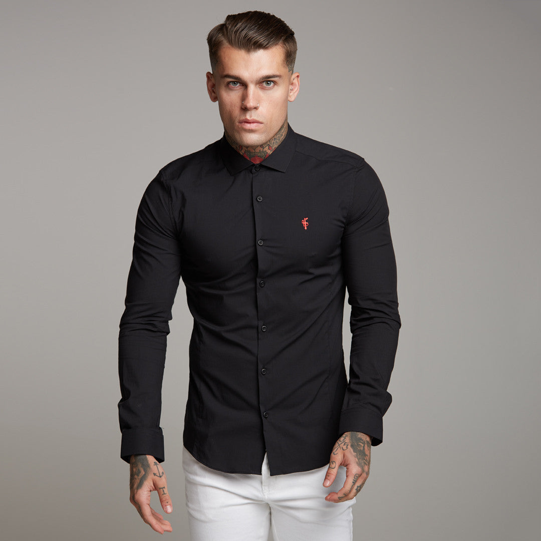 Super Slim Stretch Classic Panel Shirt
