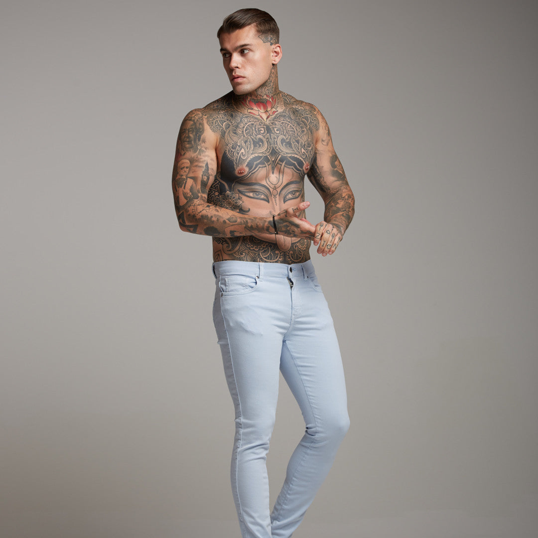 Slim Pale Blue Jeans - FSH135 (LAST CHANCE)