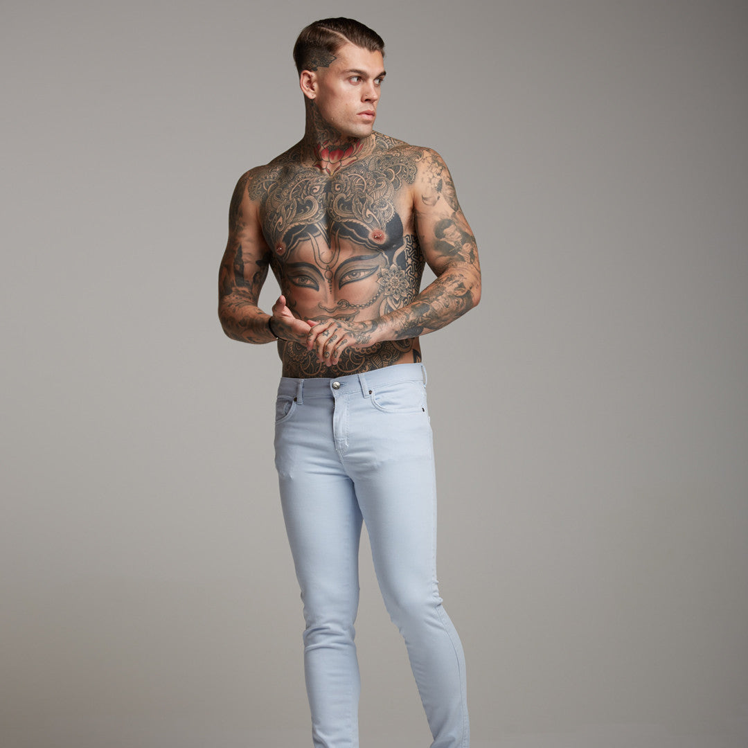 Slim Pale Blue Jeans - FSH135 (LAST CHANCE)