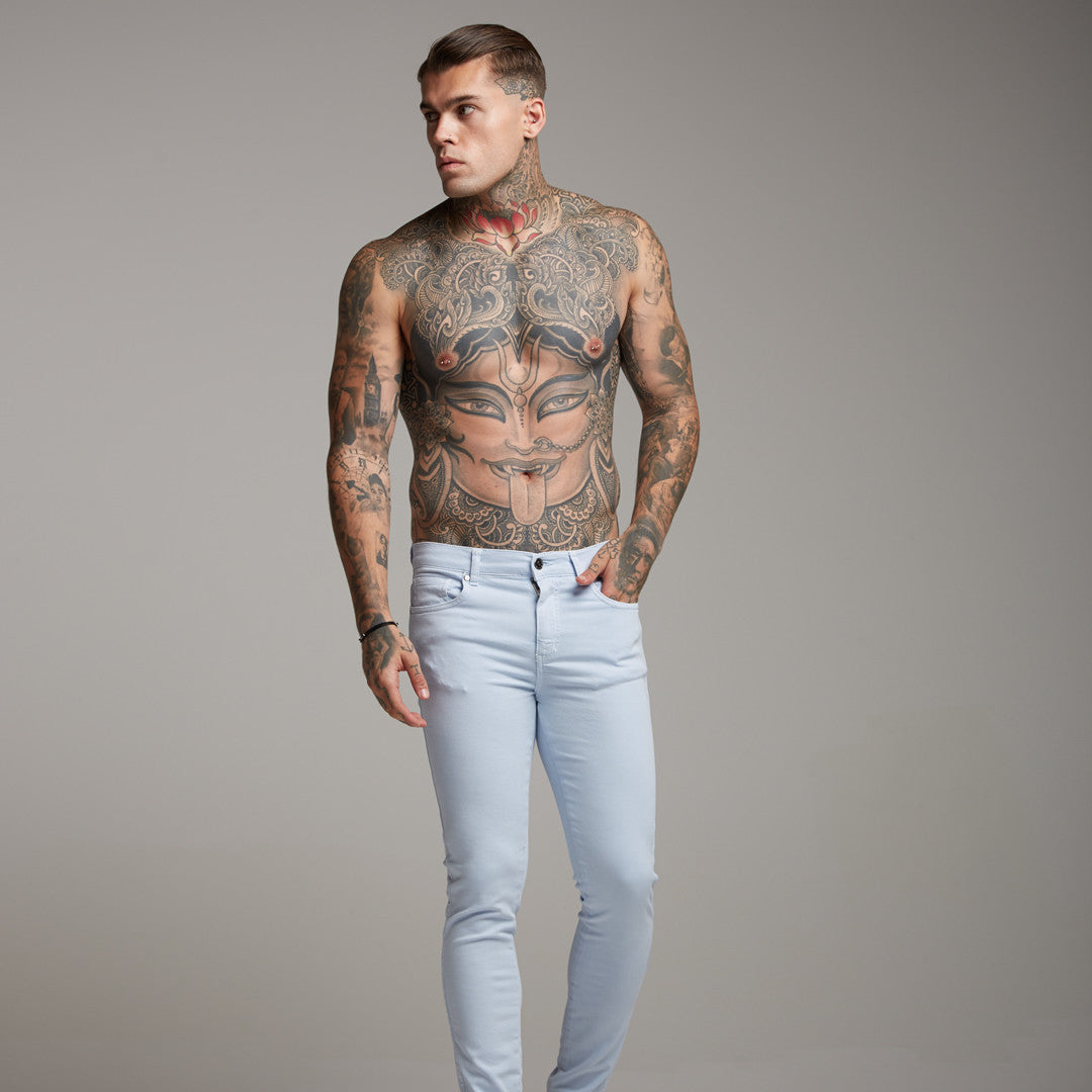 Slim Pale Blue Jeans - FSH135 (LAST CHANCE)