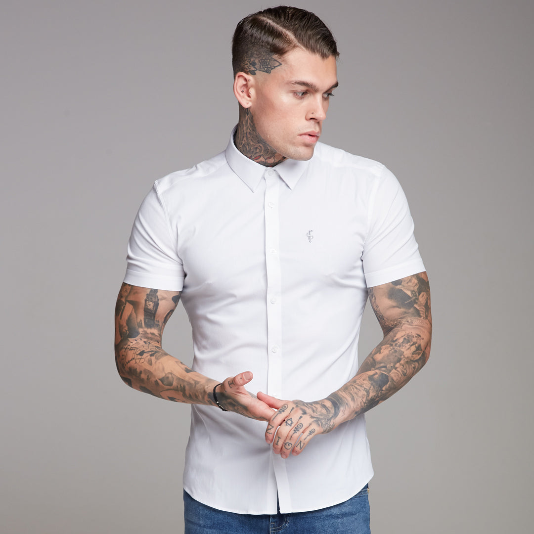 Super Slim Stretch Short Sleeve Shirt