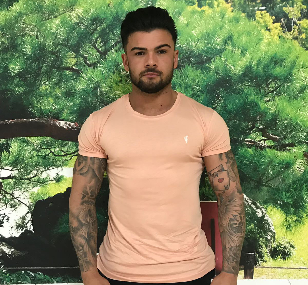 Peach Bamboo Crew - FSH226