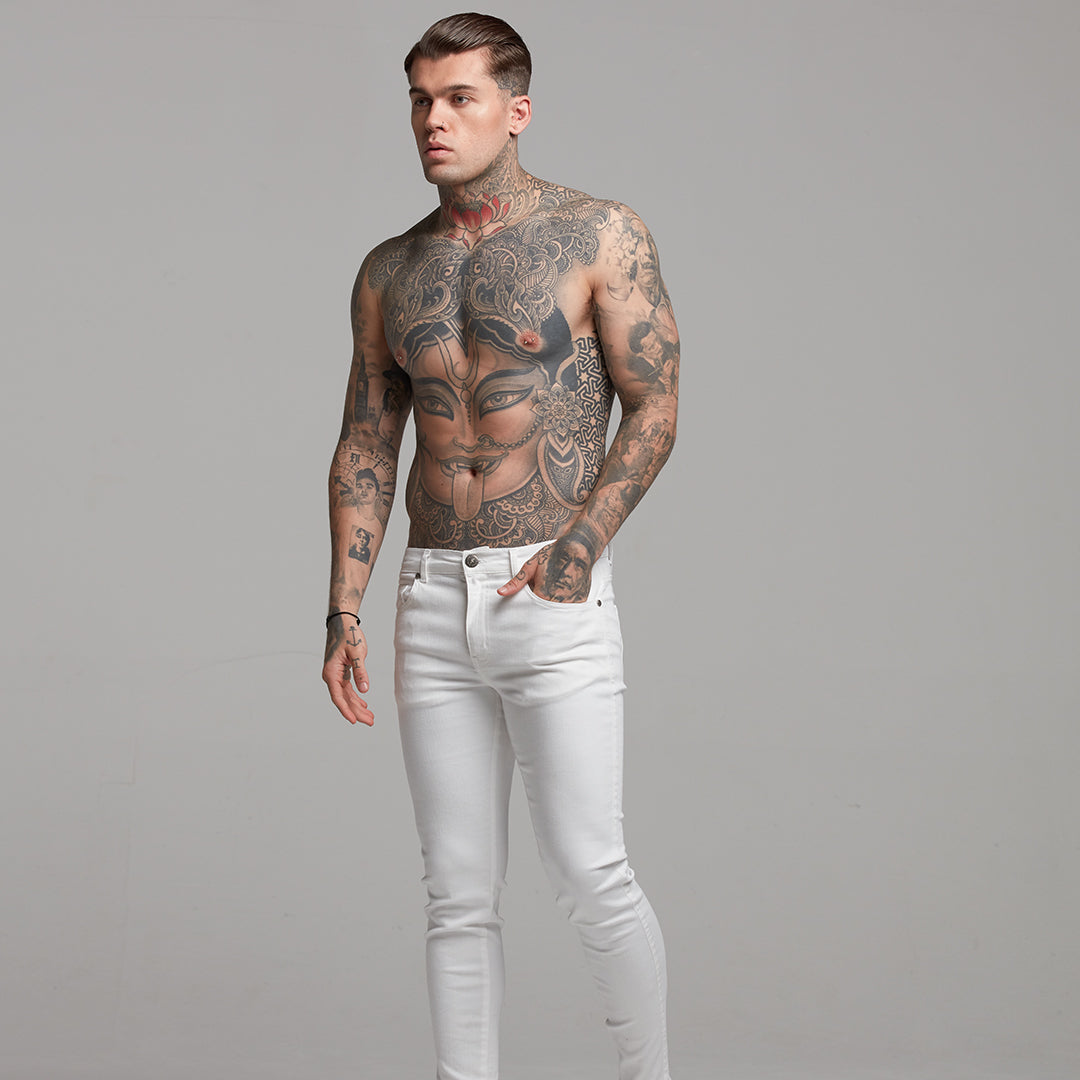 Ultra Stretch White Jeans - FSH259