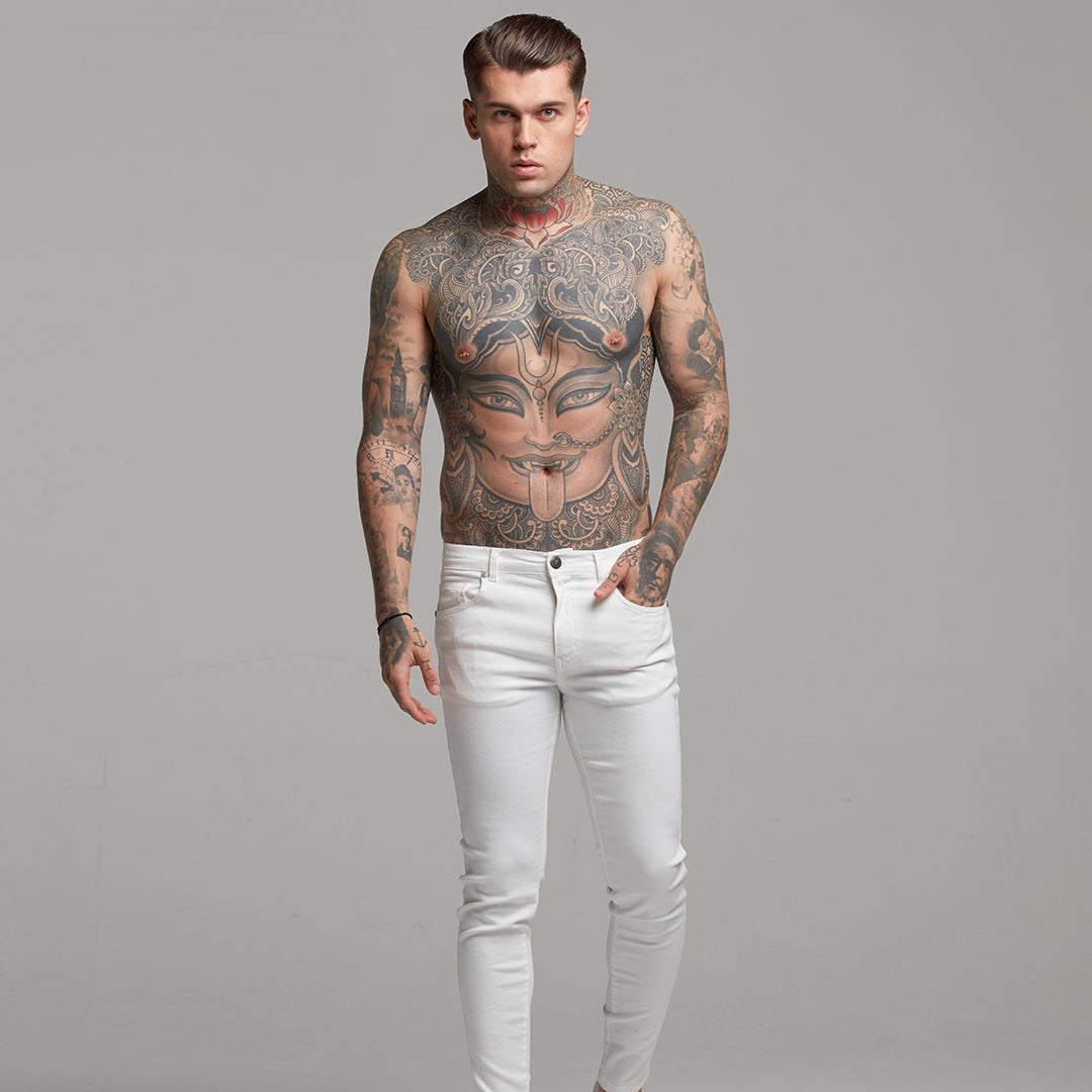 Ultra Stretch White Jeans - FSH259