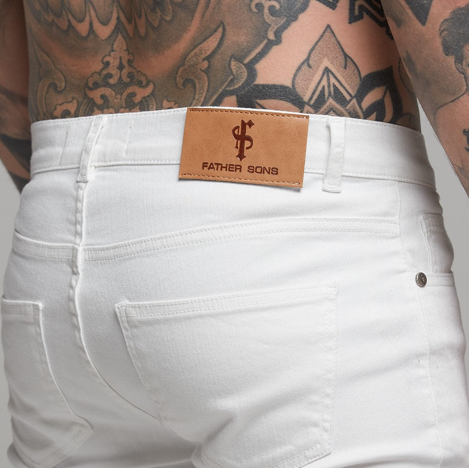 Ultra Stretch White Jeans - FSH259