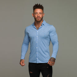Father Sons Super Slim Baby Blue Jersey - FSH04 (LAST CHANCE)