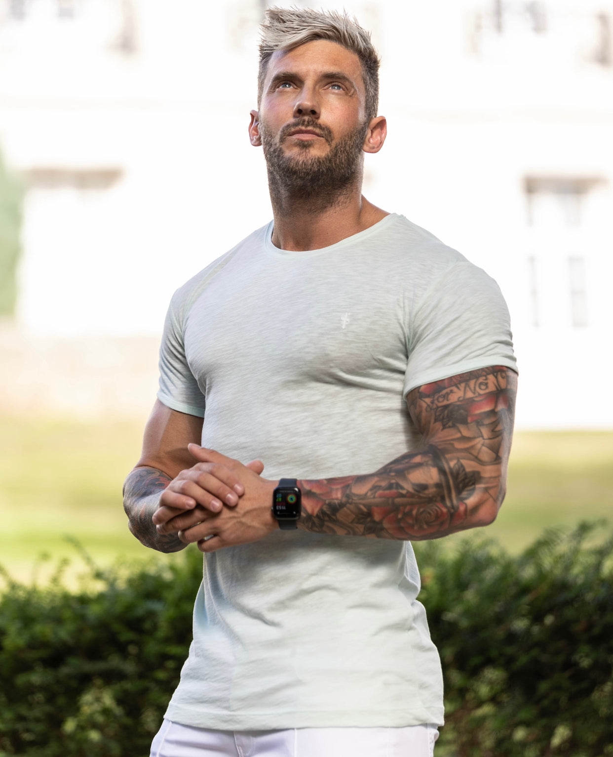 Mint Slub Crew Short Sleeve - FSH687