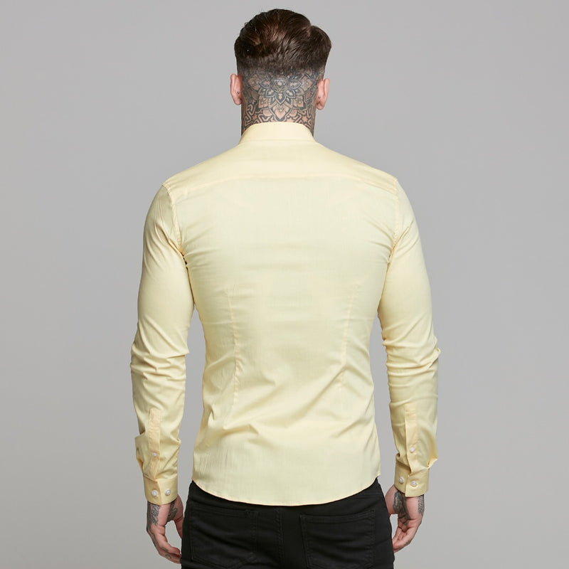 Father Sons Super Slim Ultra Stretch Yellow Long Sleeve - FS475