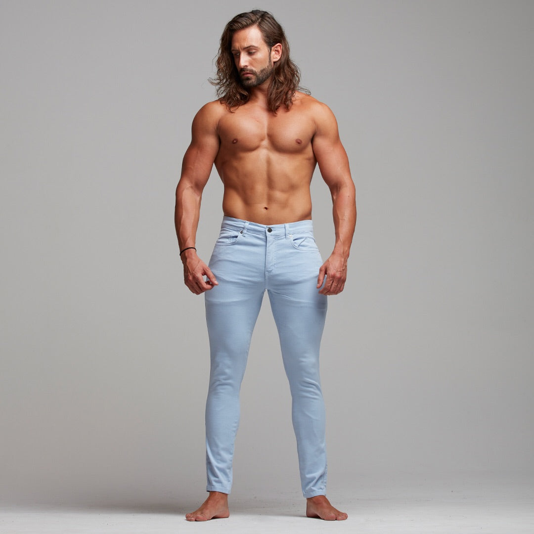 Slim Pale Blue Jeans - FSH135 (LAST CHANCE)