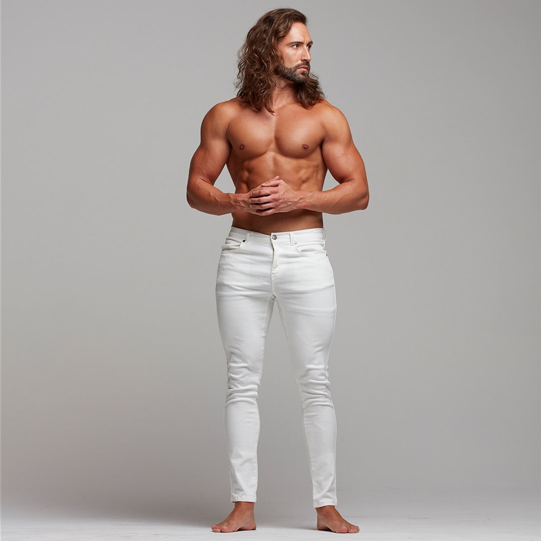 Ultra Stretch White Jeans - FSH259