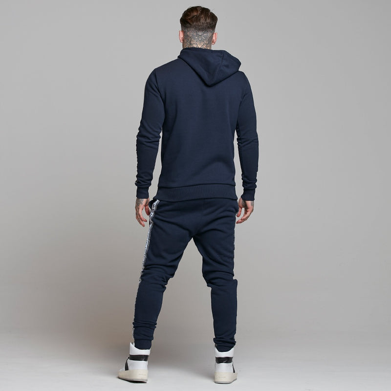 Father Sons Tapered Navy Hoodie Top - FSM005 (LAST CHANCE)