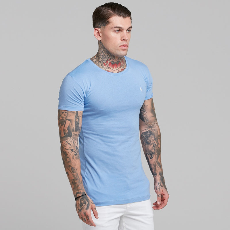 Father Sons Light Blue Bamboo Crew - FSH224