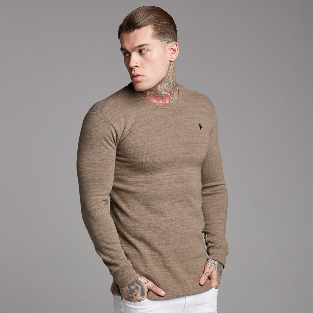 Classic Brown Super Slim Jumper - FSH229