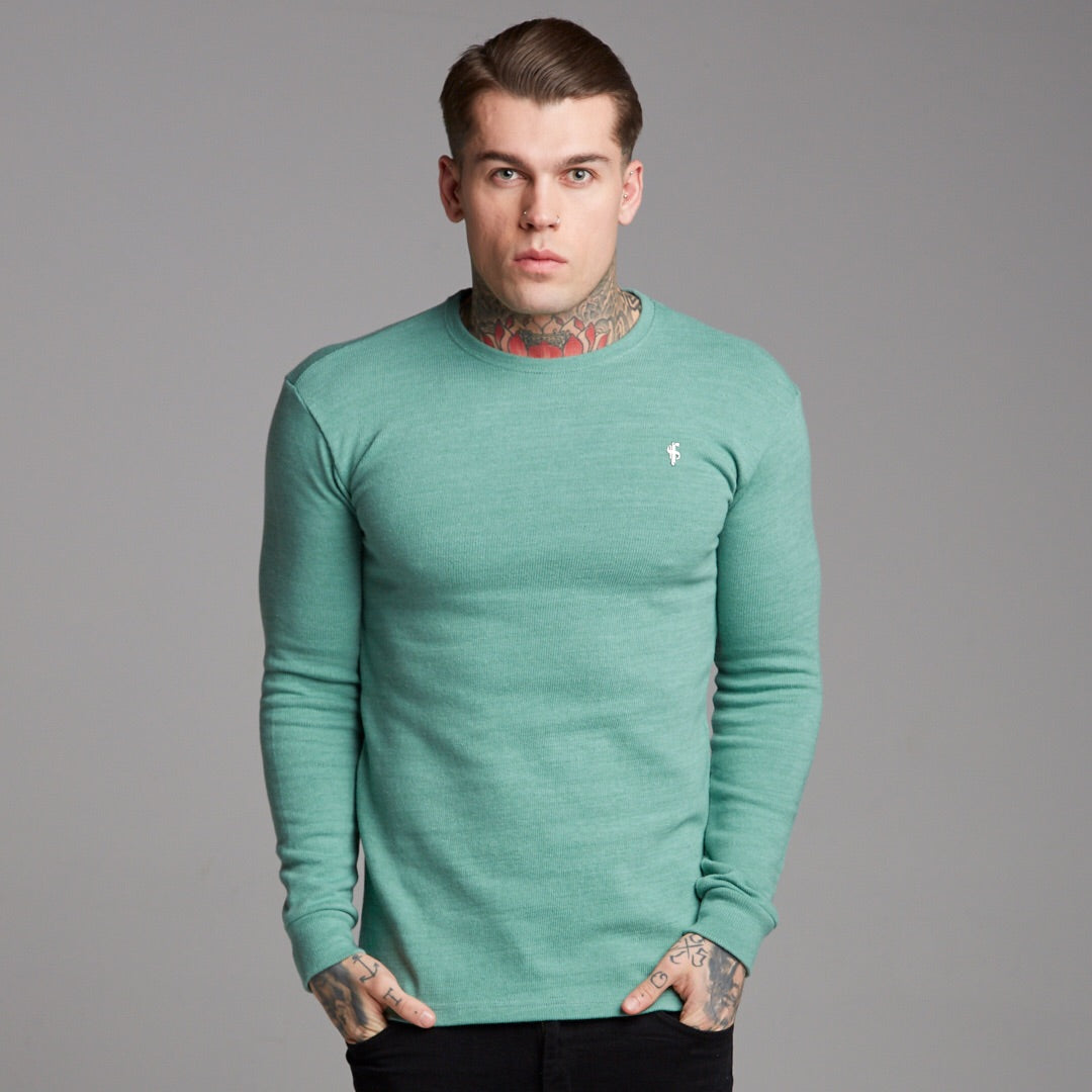 Classic Green Super Slim Jumper - FSH233