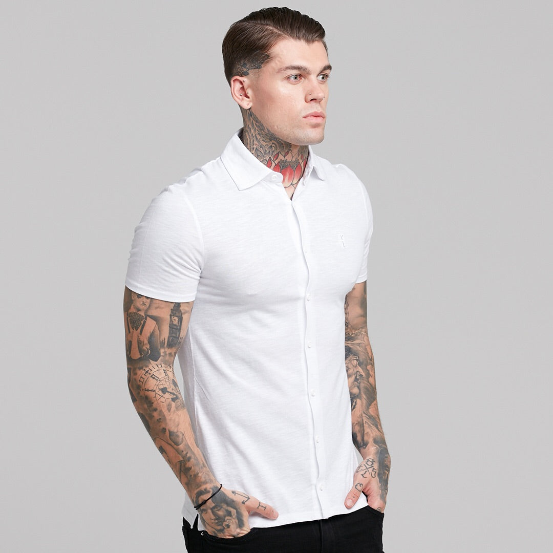 White Jersey Short Sleeve - FSH020 (LAST CHANCE)