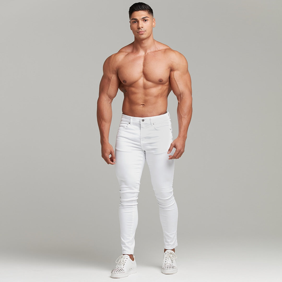 Ultra Stretch White Jeans - FSH259