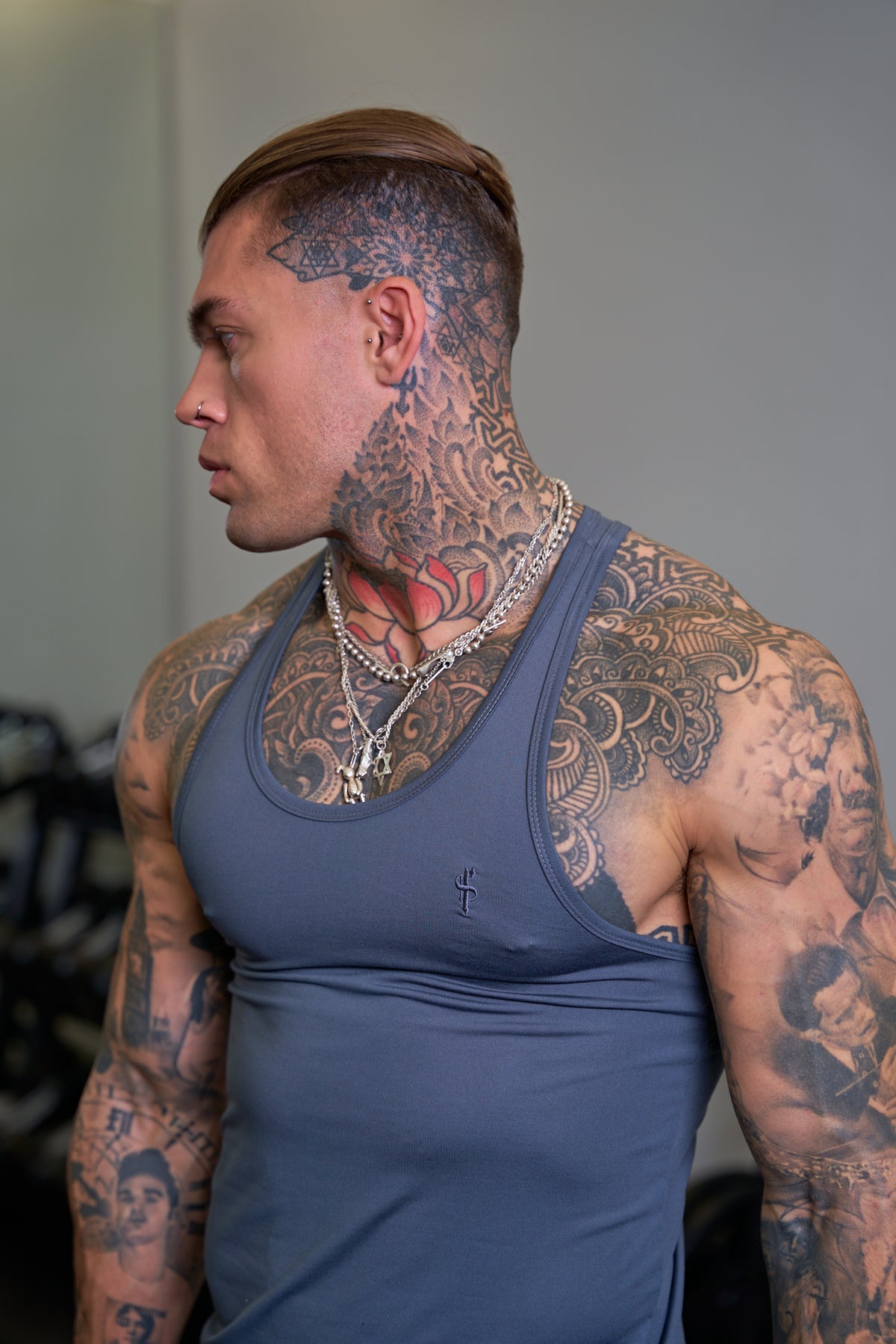 Muscle Fit Tonal Gym Vest