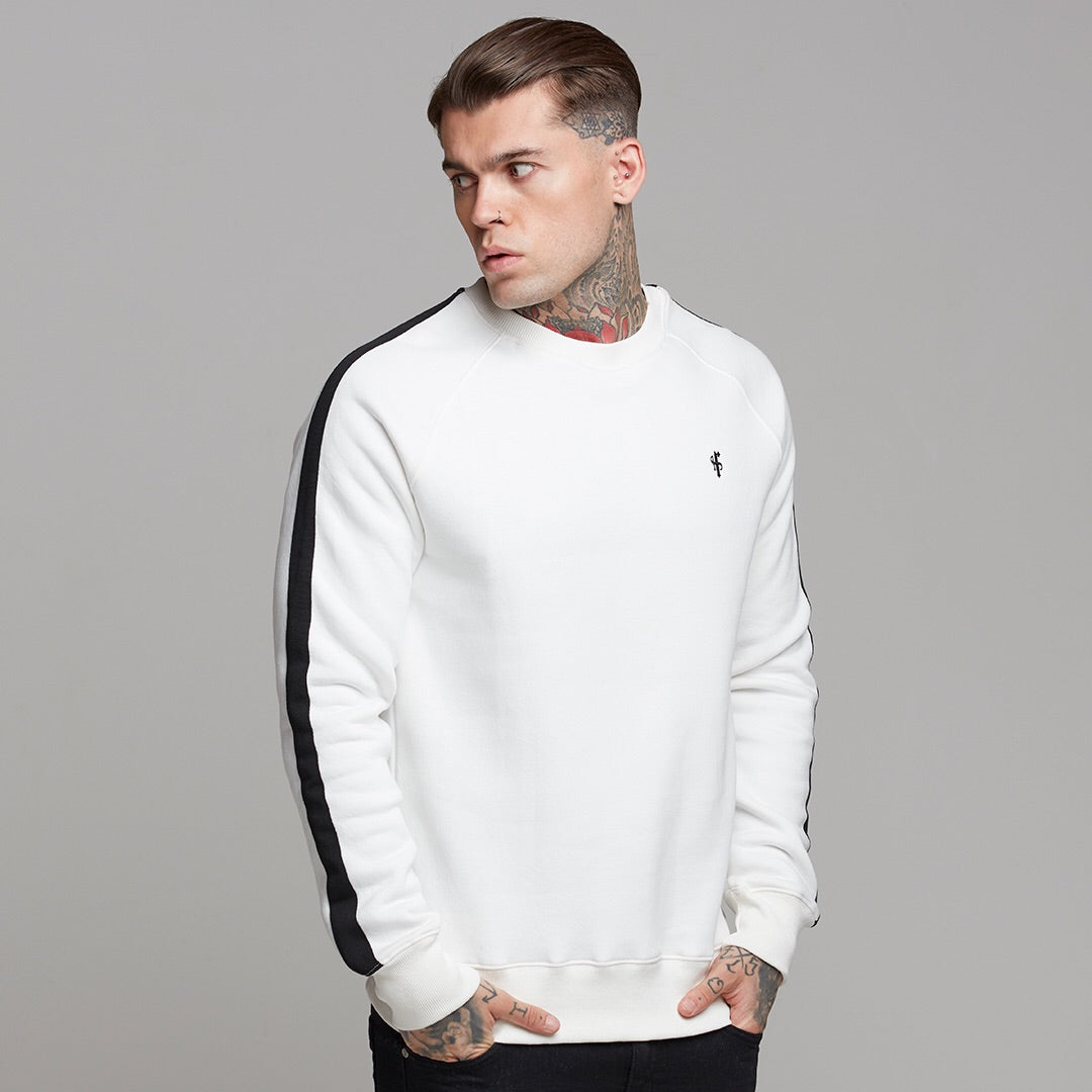 Classic Off White With Black Stripes Jumper - FSH258 (LAST CHANCE)