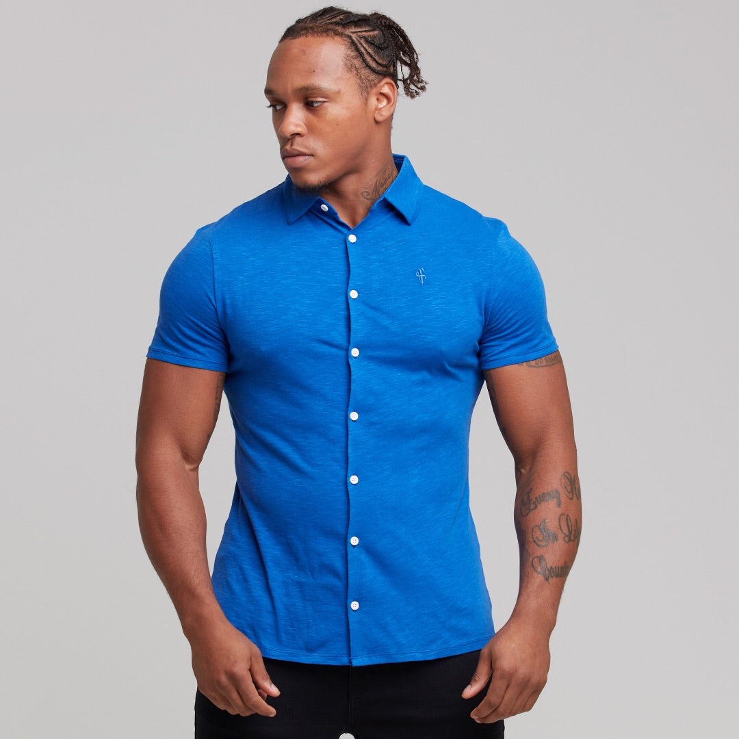 Royal Blue Jersey Short Sleeve - FSH013 (LAST CHANCE)