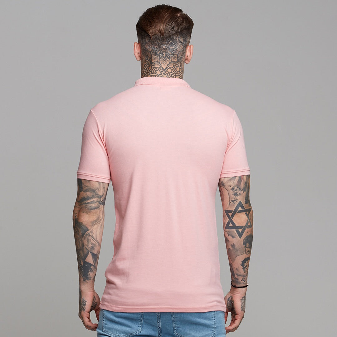 Classic Rose Pink Polo Shirt - FSH246