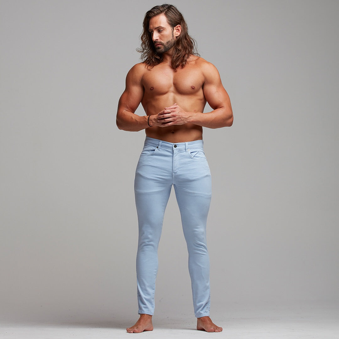 Slim Pale Blue Jeans - FSH135 (LAST CHANCE)